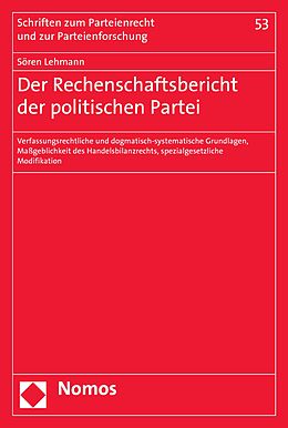 E-Book (pdf) Der Rechenschaftsbericht der politischen Partei von Sören Lehmann