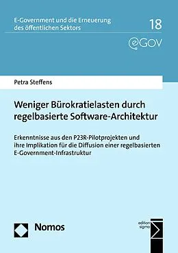 E-Book (pdf) Weniger Bürokratielasten durch regelbasierte Software-Architektur von Petra Steffens