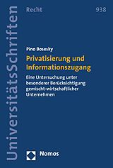 E-Book (pdf) Privatisierung und Informationszugang von Pino Bosesky