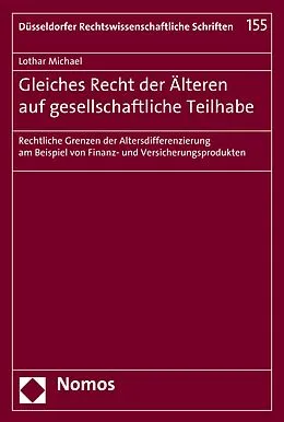 E-Book (pdf) Gleiches Recht der Älteren auf gesellschaftliche Teilhabe von Lothar Michael