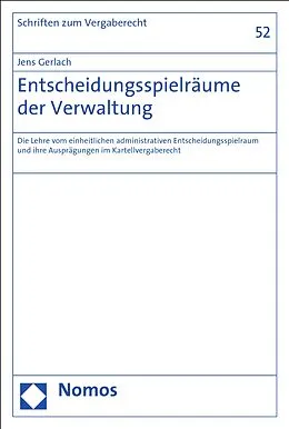 E-Book (pdf) Entscheidungsspielräume der Verwaltung von Jens Gerlach
