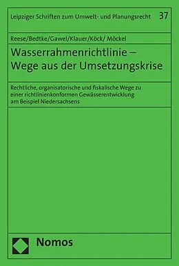 E-Book (pdf) Wasserrahmenrichtlinie - Wege aus der Umsetzungskrise von Moritz Reese, Norman Bedtke, Erik Gawel
