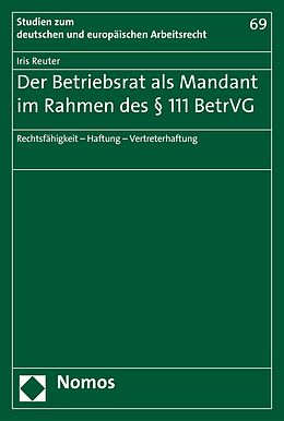 E-Book (pdf) Der Betriebsrat als Mandant im Rahmen des § 111 BetrVG von Iris Reuter