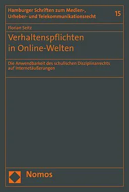 E-Book (pdf) Verhaltenspflichten in Online-Welten von Florian Seitz