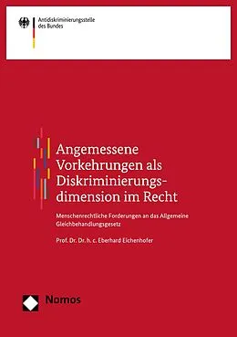 E-Book (pdf) Angemessene Vorkehrungen als Diskriminierungsdimension im Recht von Eberhard Eichenhofer