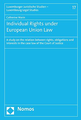 eBook (pdf) Individual Rights under European Union Law de Catherine Warin