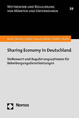 E-Book (pdf) Sharing Economy in Deutschland von Christoph Busch, Vera Demary, Barbara Engels