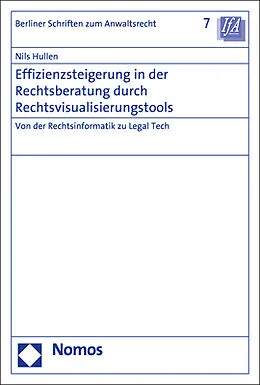 E-Book (pdf) Effizienzsteigerung in der Rechtsberatung durch Rechtsvisualisierungstools von Nils Hullen