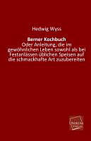 Kartonierter Einband Berner Kochbuch von Hedwig Wyss