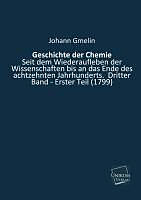 Kartonierter Einband Geschichte der Chemie von Johann Gmelin