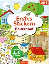 Kartonierter Einband Erstes Stickern Bauernhof von