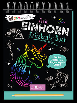 Fester Einband Mein Einhorn-Kritzkratz-Buch von 