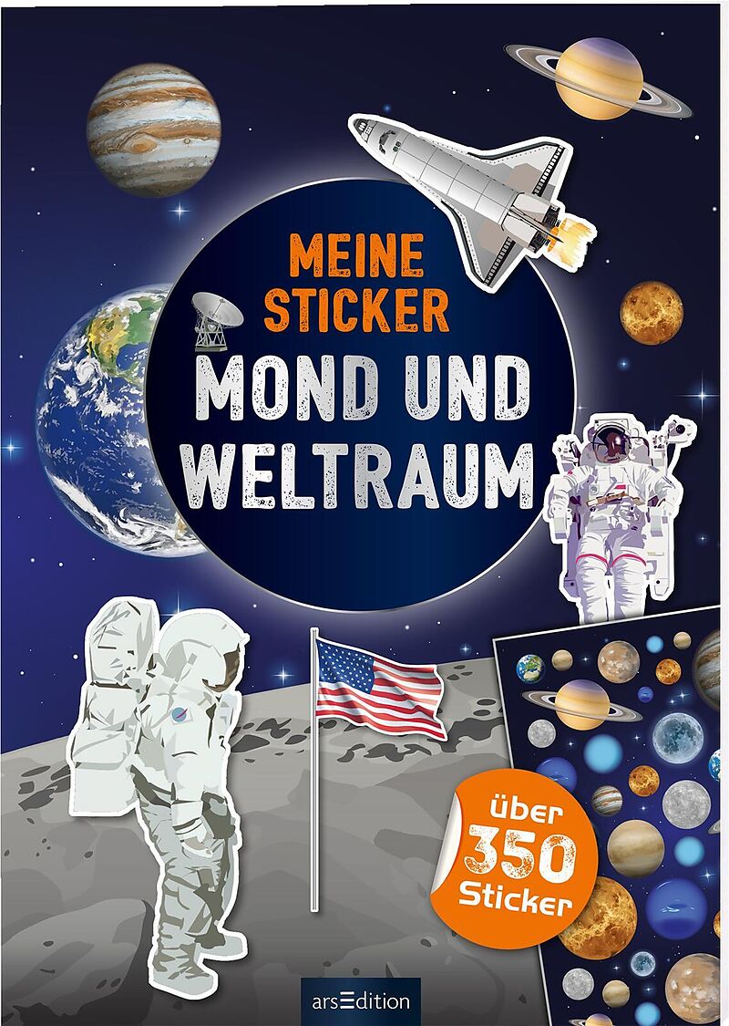 Meine Sticker  Mond und Weltraum