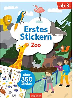 Kartonierter Einband Erstes Stickern  Zoo von 
