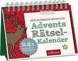 Kartonierter Einband Der ultimativ knifflige Advents-Rätsel-Kalender von Norbert Golluch