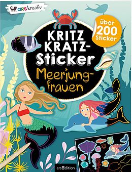 Couverture cartonnée Kritzkratz-Sticker  Meerjungfrauen de 