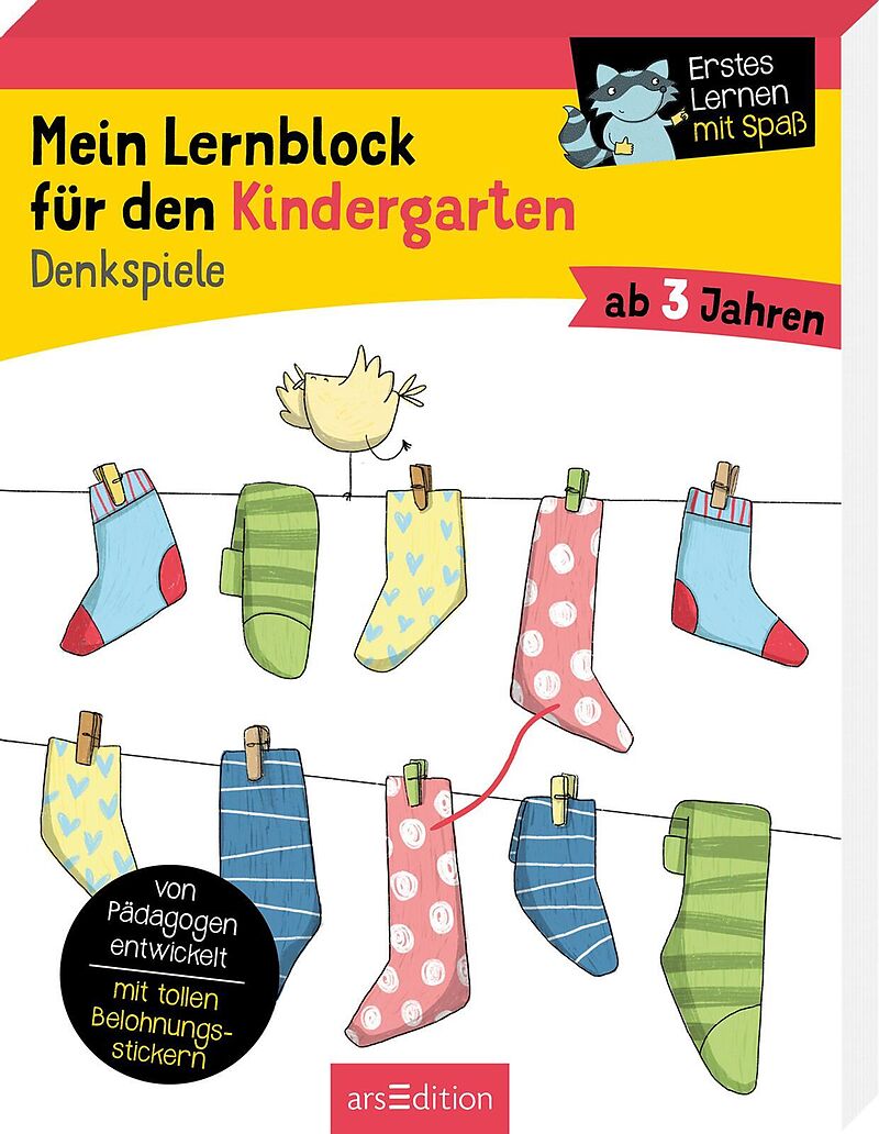 Mein Lernblock für den Kindergarten  Denkspiele