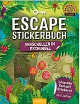 Kartonierter Einband Escape-Stickerbuch Verschollen im Dschungel von Philip Kiefer