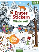 Kartonierter Einband Erstes Stickern  Winterzeit von 