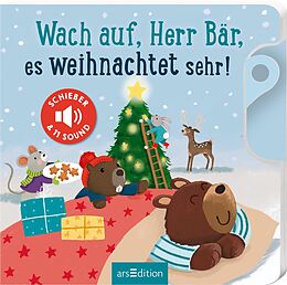 Pappband, unzerreissbar Wach auf, Herr Bär, es weihnachtet sehr! von Joschi Mühl