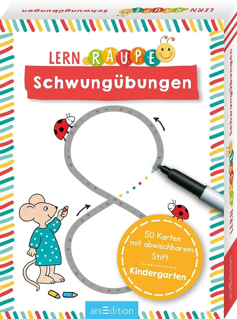 Lernraupe  Schwungübungen