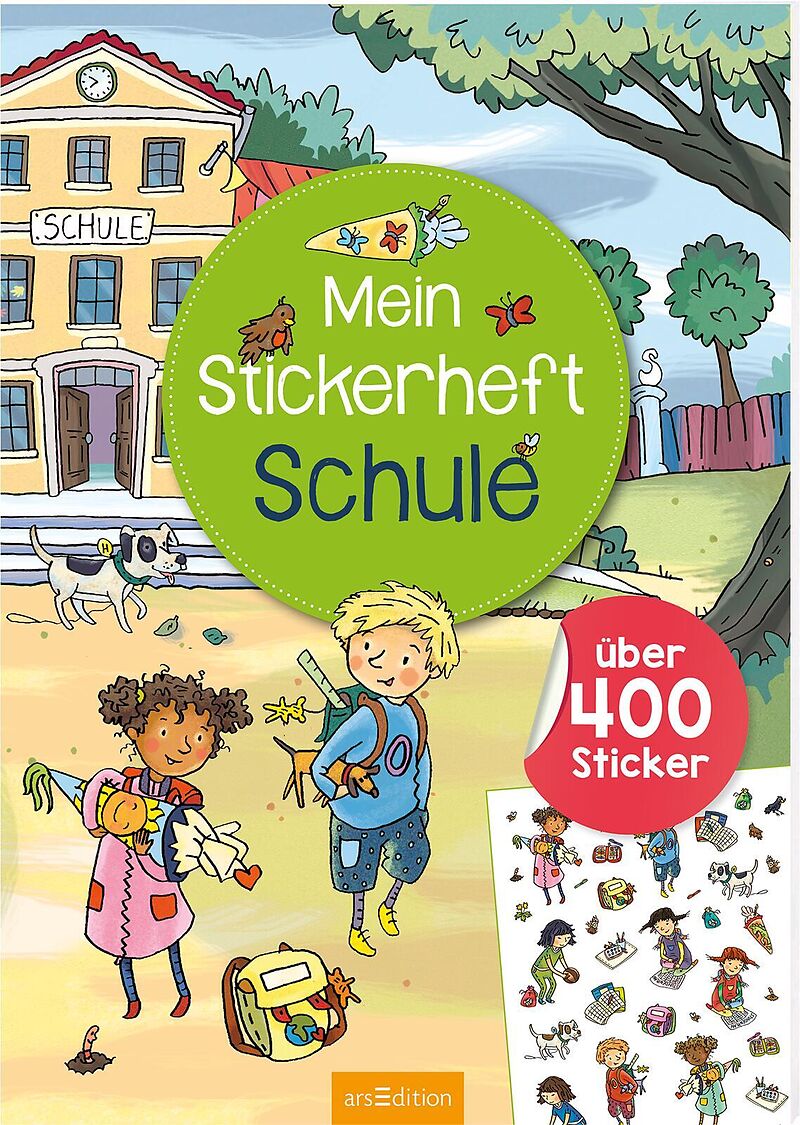 Mein Stickerheft  Schule