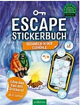 Kartonierter Einband Escape-Stickerbuch Gefangen in der Eishöhle von Philip Kiefer