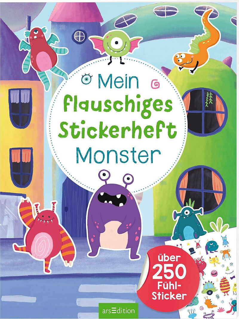 Mein flauschiges Stickerheft  Monster