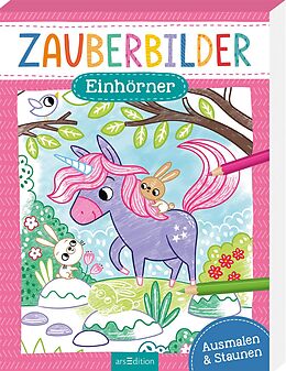 Kartonierter Einband Zauberbilder  Einhörner von 