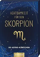 Textkarten / Symbolkarten Achtsamkeit für den Skorpion von 