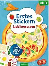 Kartonierter Einband Erstes Stickern Lieblingsessen von