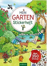 Kartonierter Einband Mein Garten-Stickerheft von