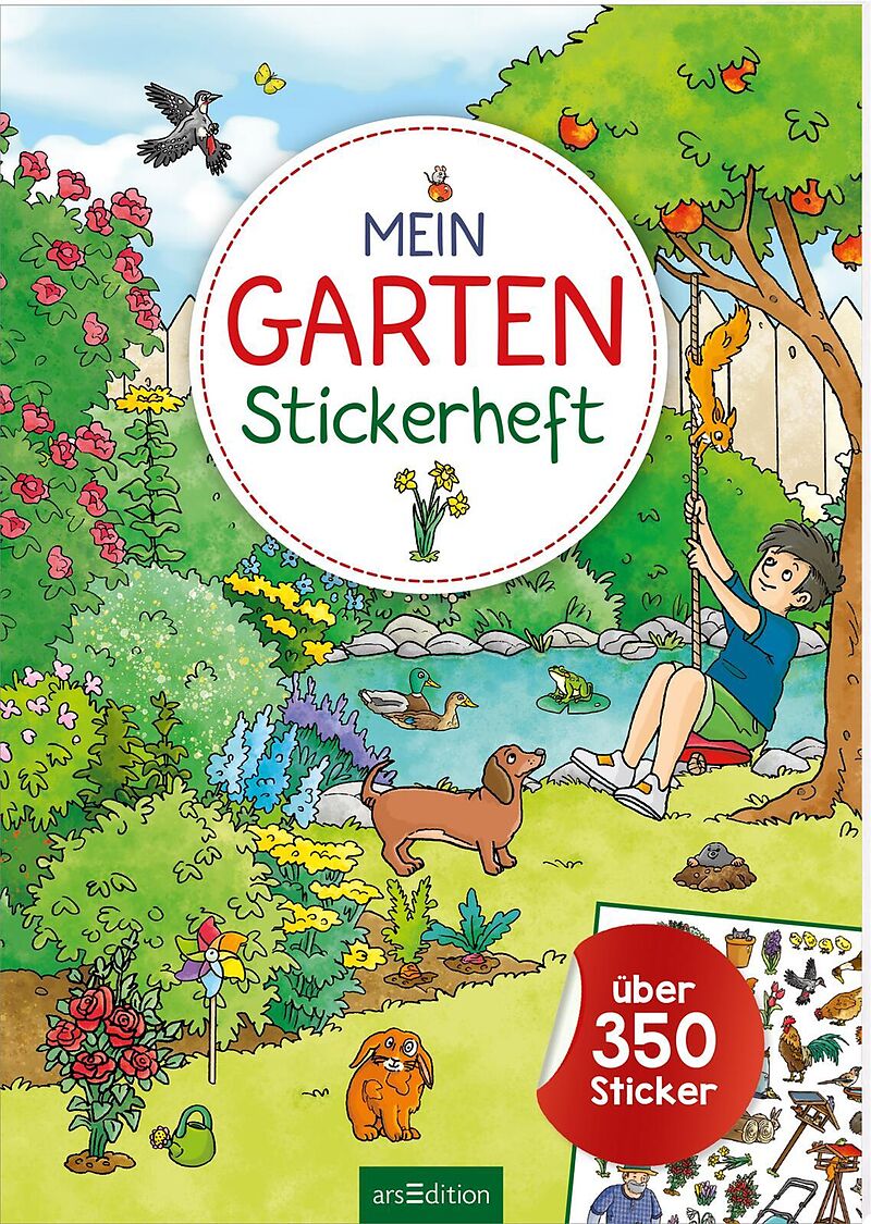 Mein Garten-Stickerheft