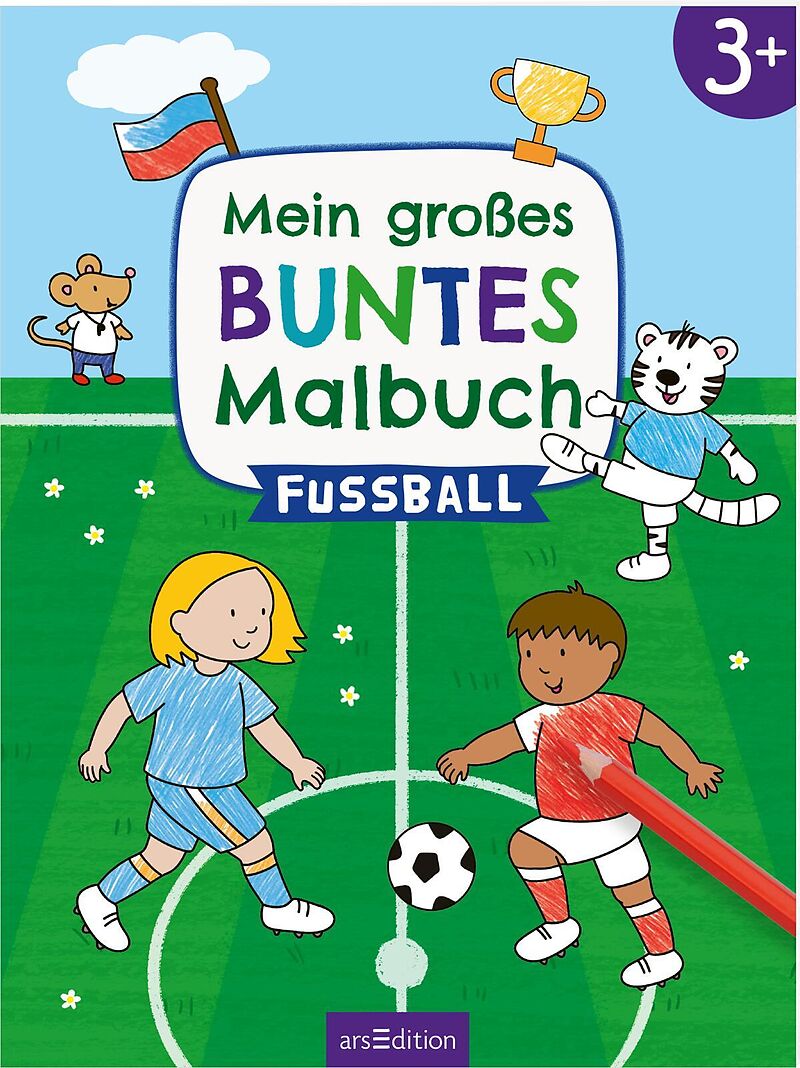 Mein großes buntes Malbuch  Fußball