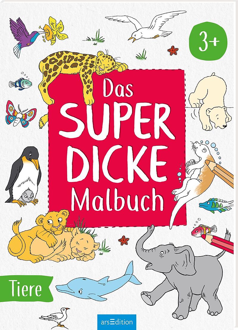 Das superdicke Malbuch  Tiere