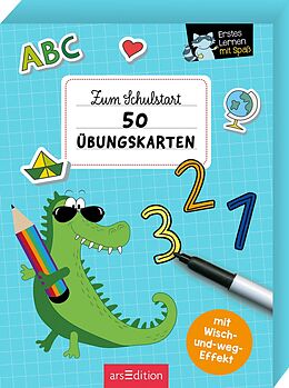 Buch Erstes Lernen mit Spaß  Zum Schulstart: 50 Übungskarten von 