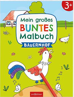 Kartonierter Einband Mein großes buntes Malbuch  Bauernhof von 