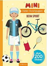 Kartonierter Einband Mini-Sticker-Anziehpuppen  Beim Sport von 