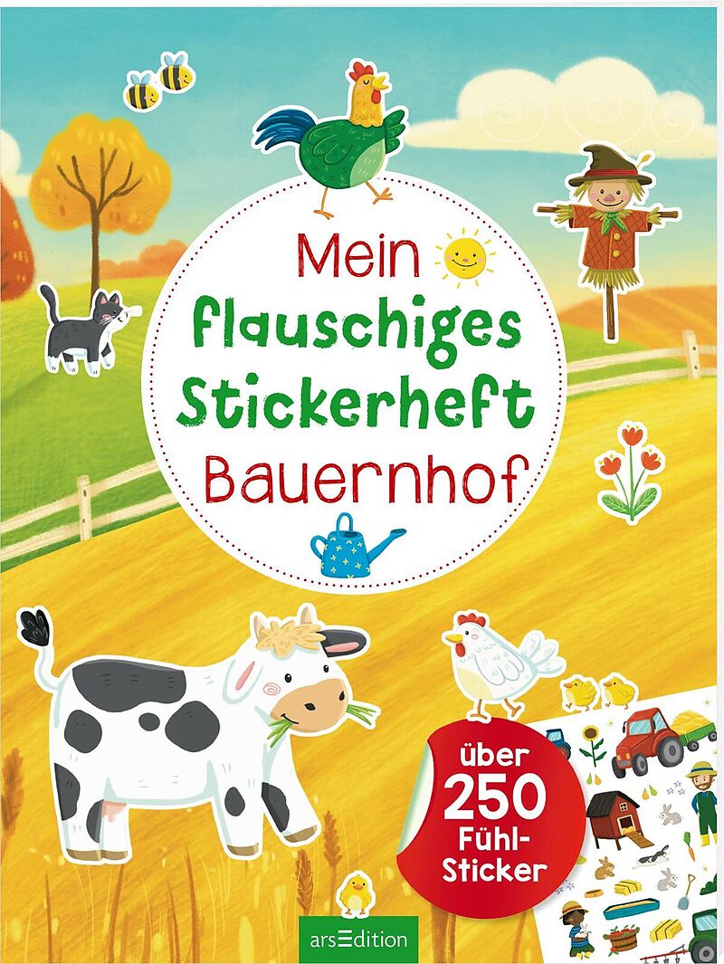 Mein flauschiges Stickerheft  Bauernhof