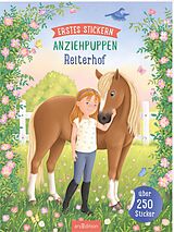 Kartonierter Einband Erstes Stickern Anziehpuppen - Reiterhof von 