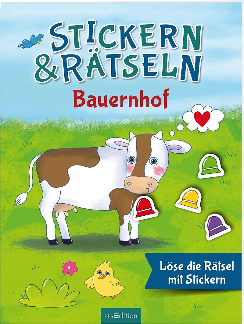 Stickern & Rätseln  Bauernhof