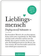 Fester Einband Lieblingsmensch (Substantiv, m) von
