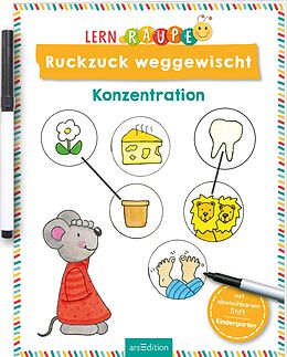 Kartonierter Einband Lernraupe - Ruckzuck weggewischt! Konzentration von 