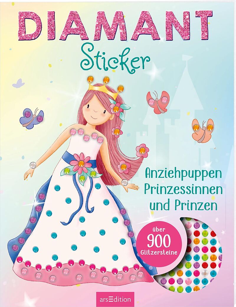 Diamantsticker Anziehpuppen  Prinzessinnen und Prinzen
