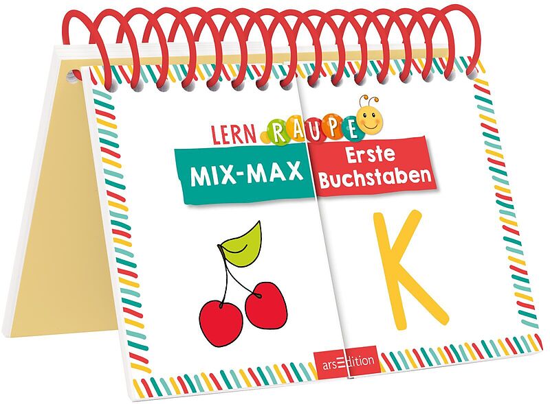 Lernraupe  Mix-Max Erste Buchstaben