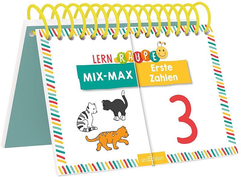 Lernraupe  Mix-Max Erste Zahlen