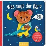 Pappband, unzerreissbar Meine sprechende Fingerpuppe: Was sagt der Bär? von 