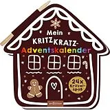 Kartonierter Einband Mein Kritzkratz-Adventskalender von 