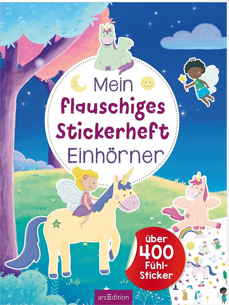 Mein flauschiges Stickerheft  Einhörner