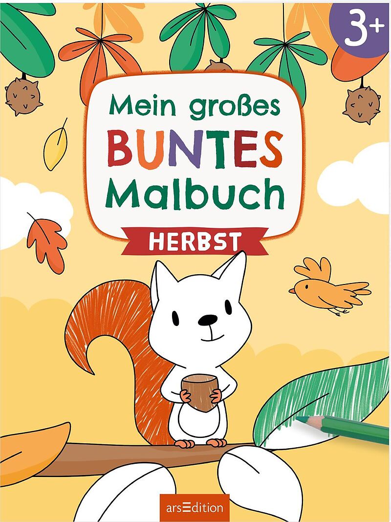 Mein großes buntes Malbuch  Herbst